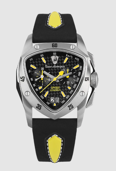 best luxury Lamborghini New Spyder Chronograph Silver / Yellow TLX_TLF-A13-2 watches for men best luxury Lamborghini New Spyder Chronograph Silver / Yellow TLX_TLF-A13-2 watches for men